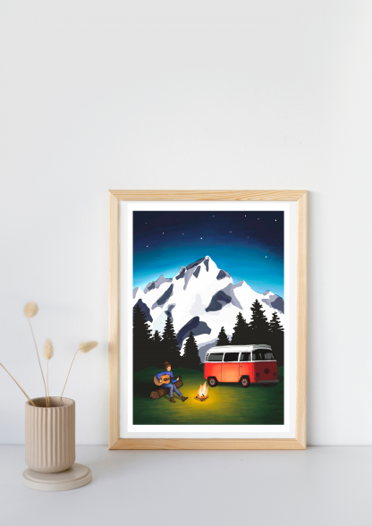 Illustration Voyage en van – Image 8