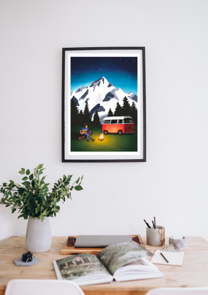 Illustration Voyage en van – Image 4