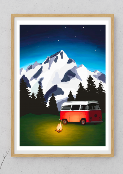 Illustration Voyage en van – Image 5