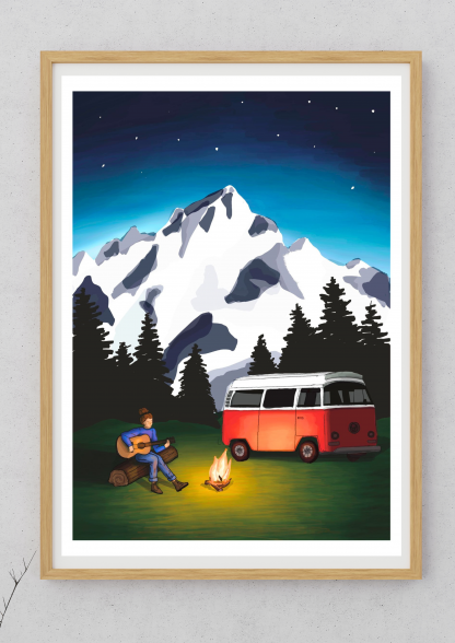 Illustration Voyage en van – Image 6