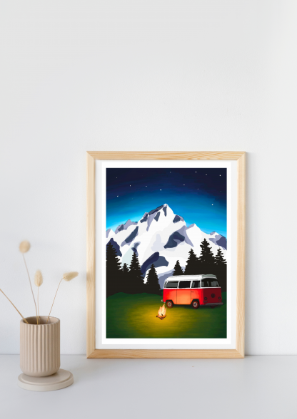Illustration Voyage en van – Image 7
